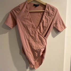 TOPSHOP - dusty/light pink bodysuit